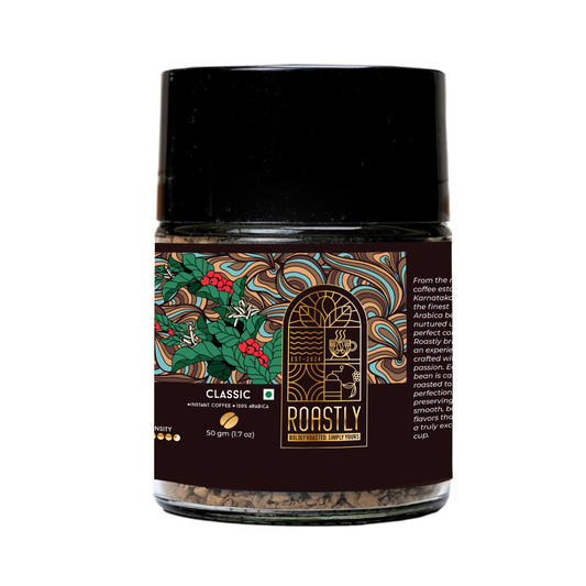 Roastly Instant Coffee – Classic | Bold & Aromatic | 50g